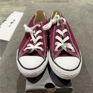 Converse Kids Burgundy Sneakers
